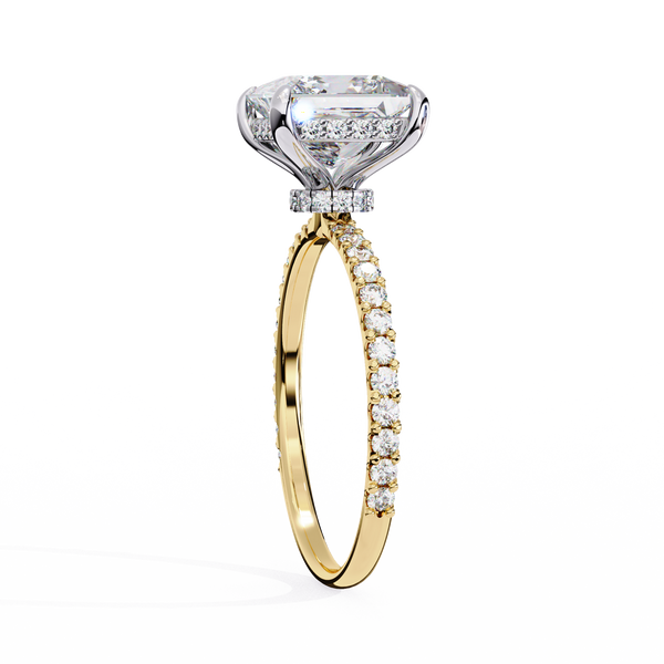 Modern Pave Diamond Ring
