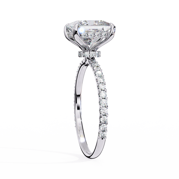 Modern Pave Diamond Ring