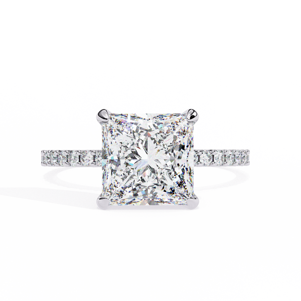 Modern Pave Diamond Ring