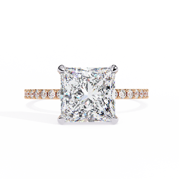Modern Pave Diamond Ring