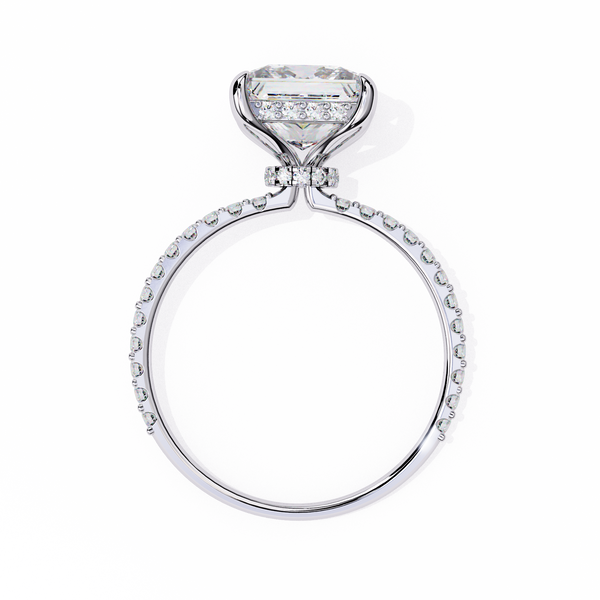 Modern Pave Diamond Ring