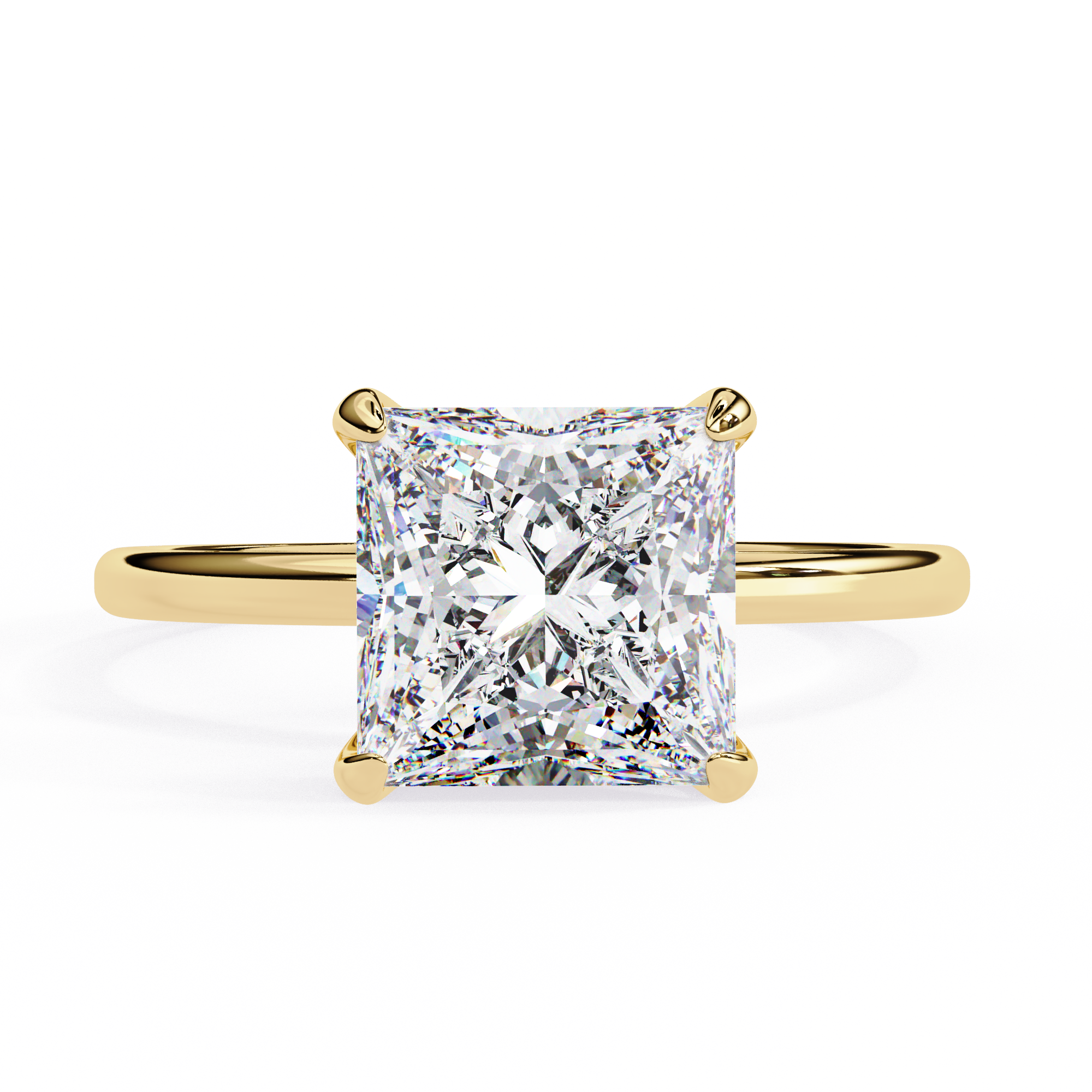 Dazzling Princess Cut Diamond Ring