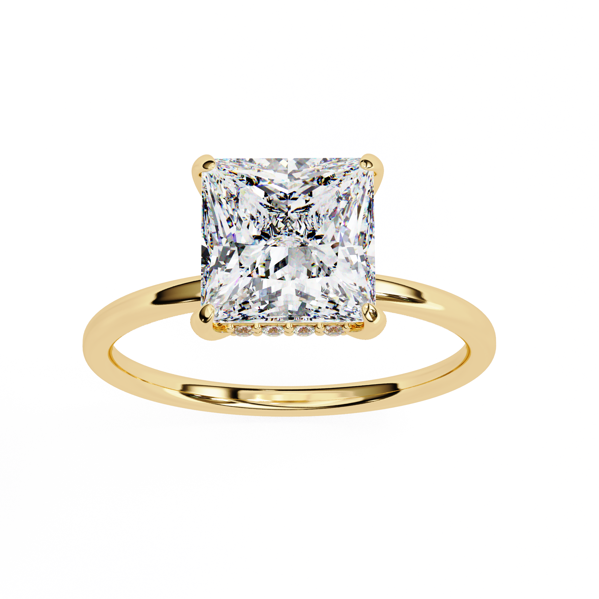Dazzling Princess Cut Diamond Ring