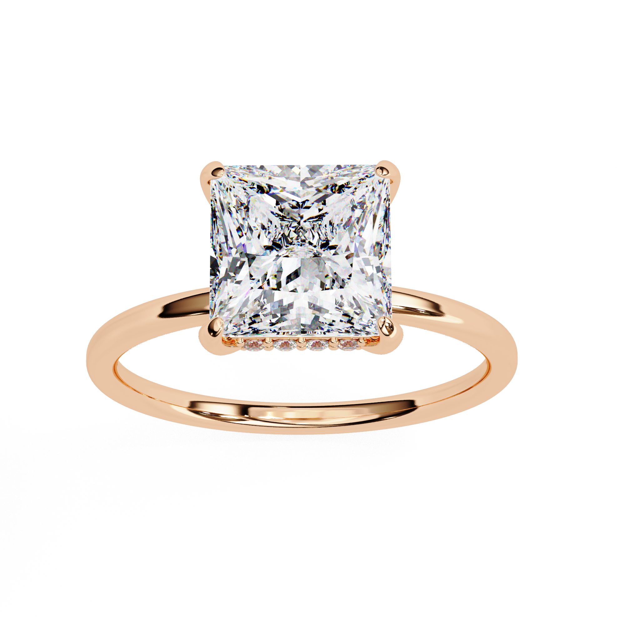 Dazzling Princess Cut Diamond Ring