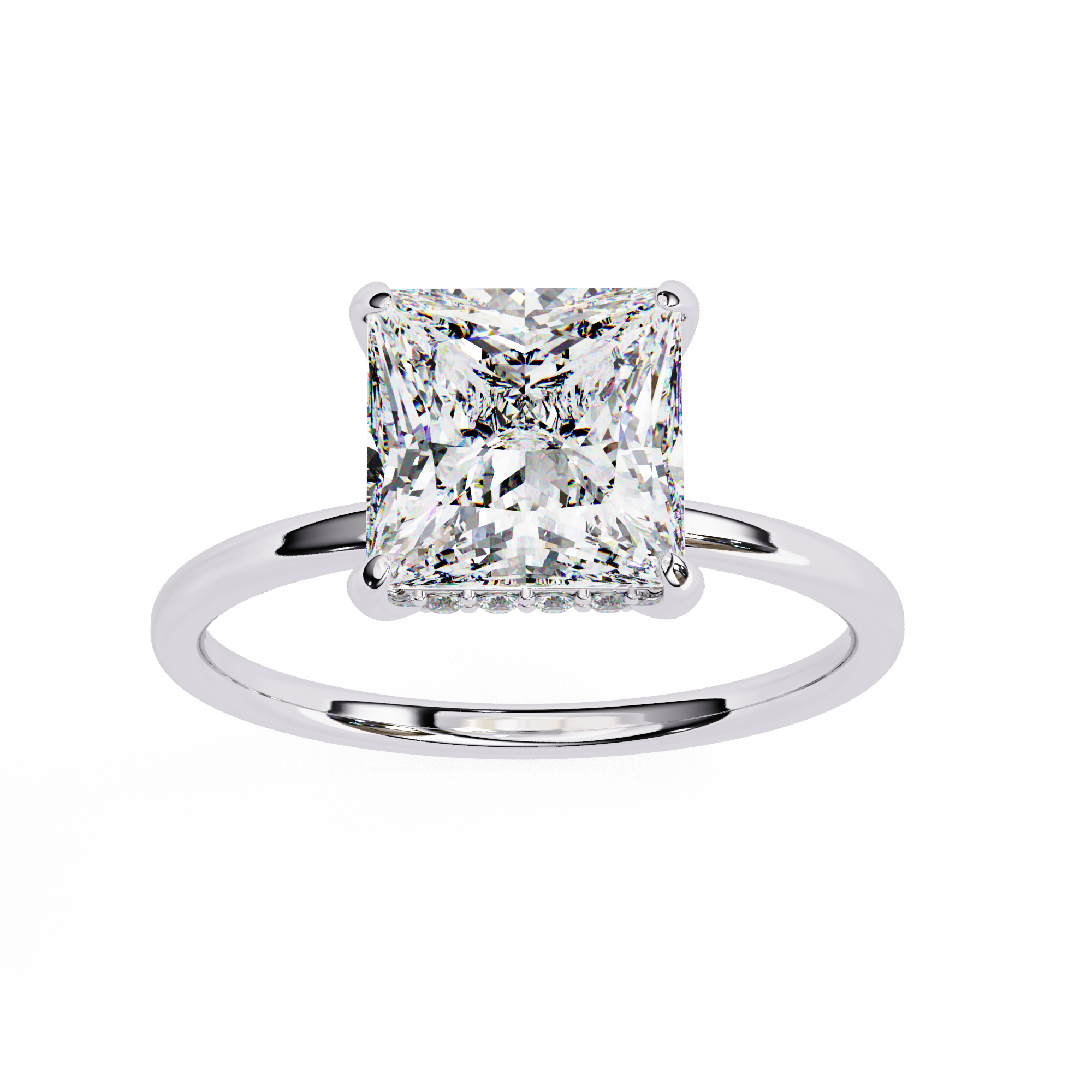 Dazzling Princess Cut Diamond Ring