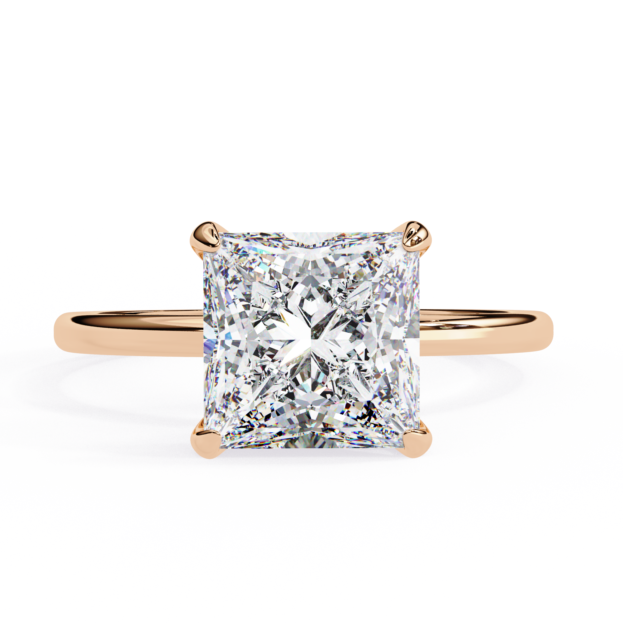 Dazzling Princess Cut Diamond Ring