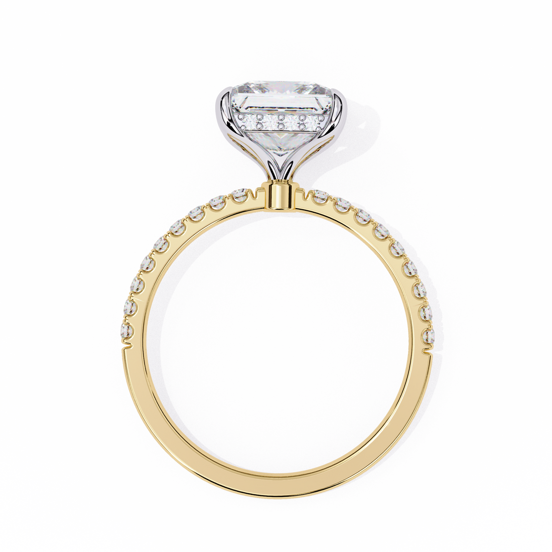 Tacori Princess Cut Solitaire Lab Grown Diamond Ring