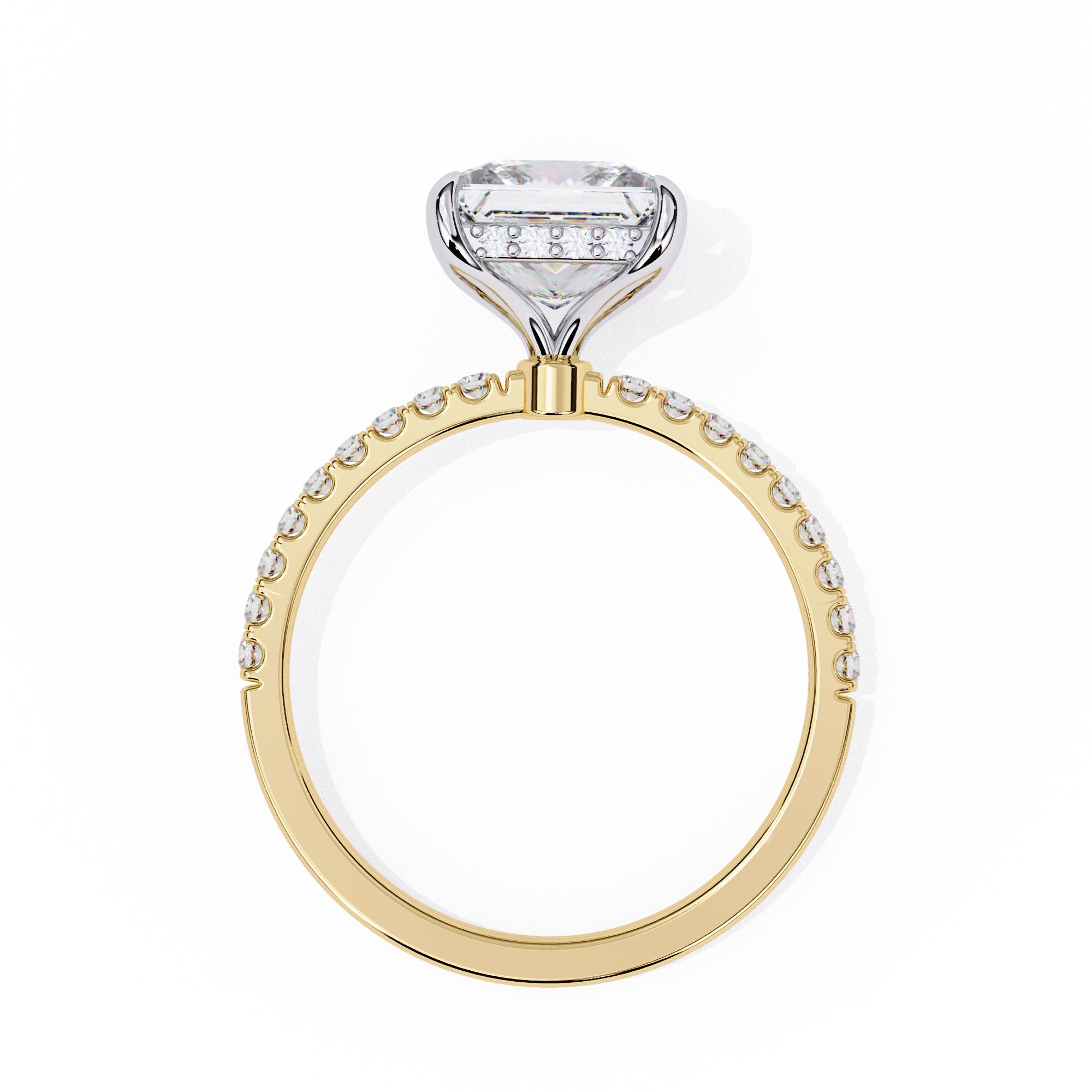 Tacori Princess Cut Solitaire Diamond Engagement Ring