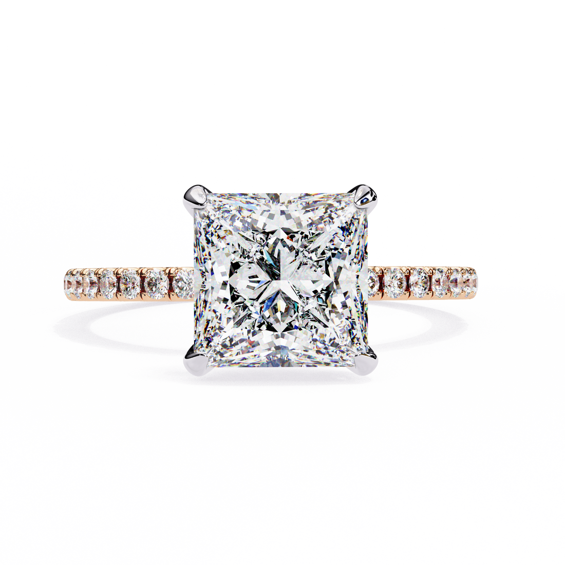 Tacori Princess Cut Solitaire Diamond Engagement Ring