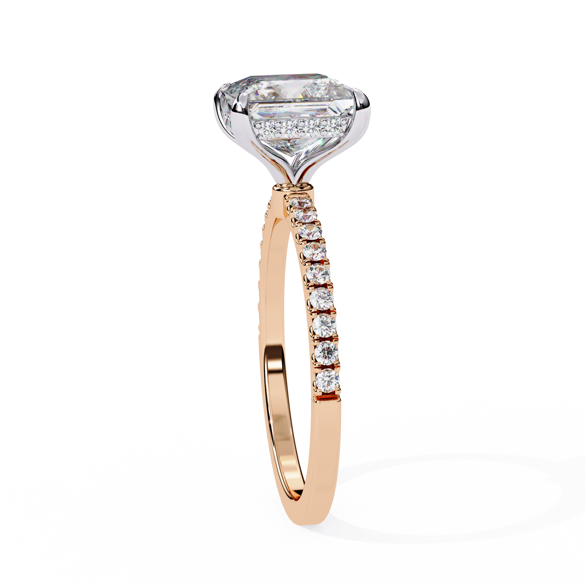 Tacori Princess Cut Solitaire Diamond Engagement Ring