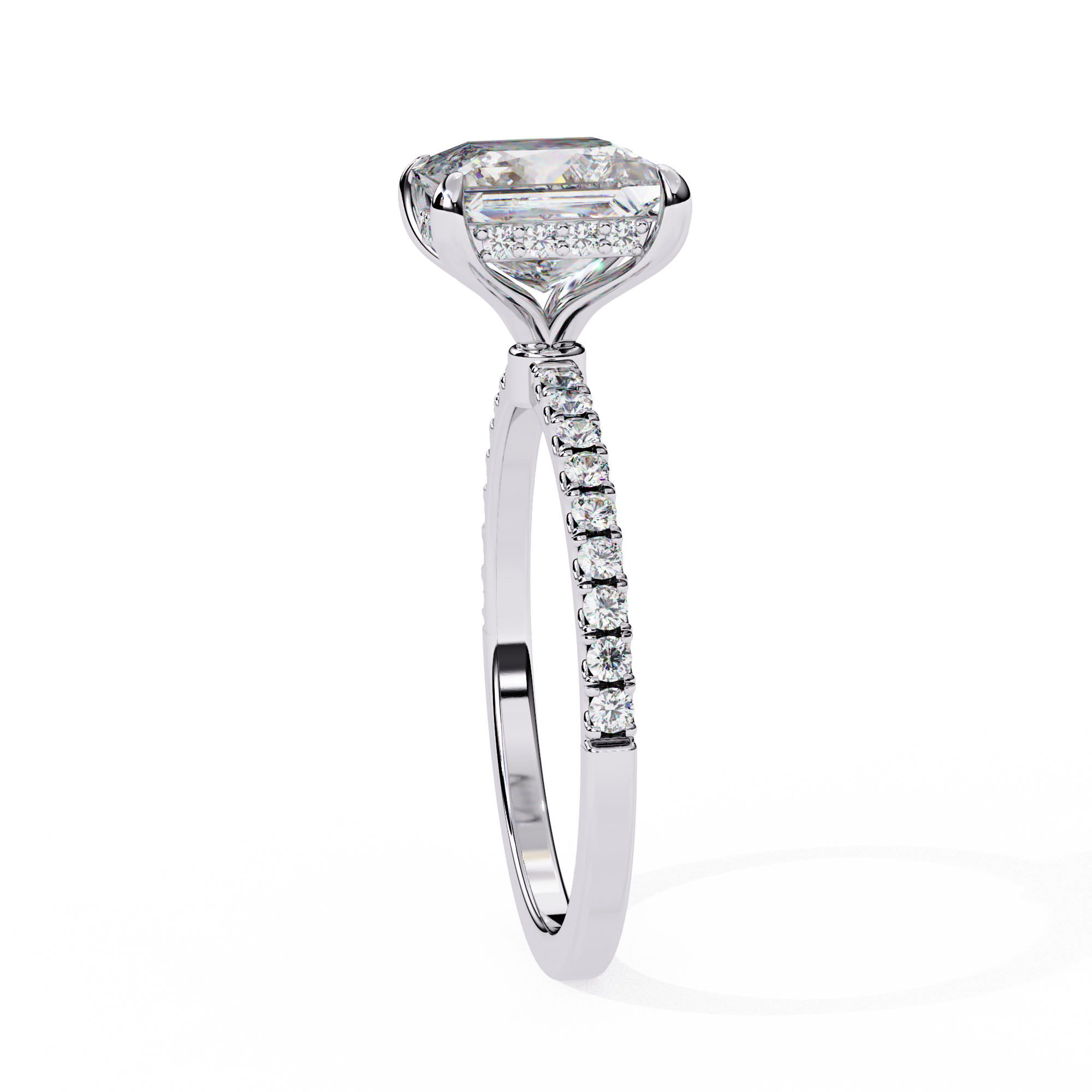 Tacori Princess Cut Solitaire Diamond Engagement Ring