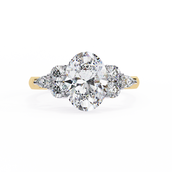 Oval Cut Five-Stone Diamond Ring