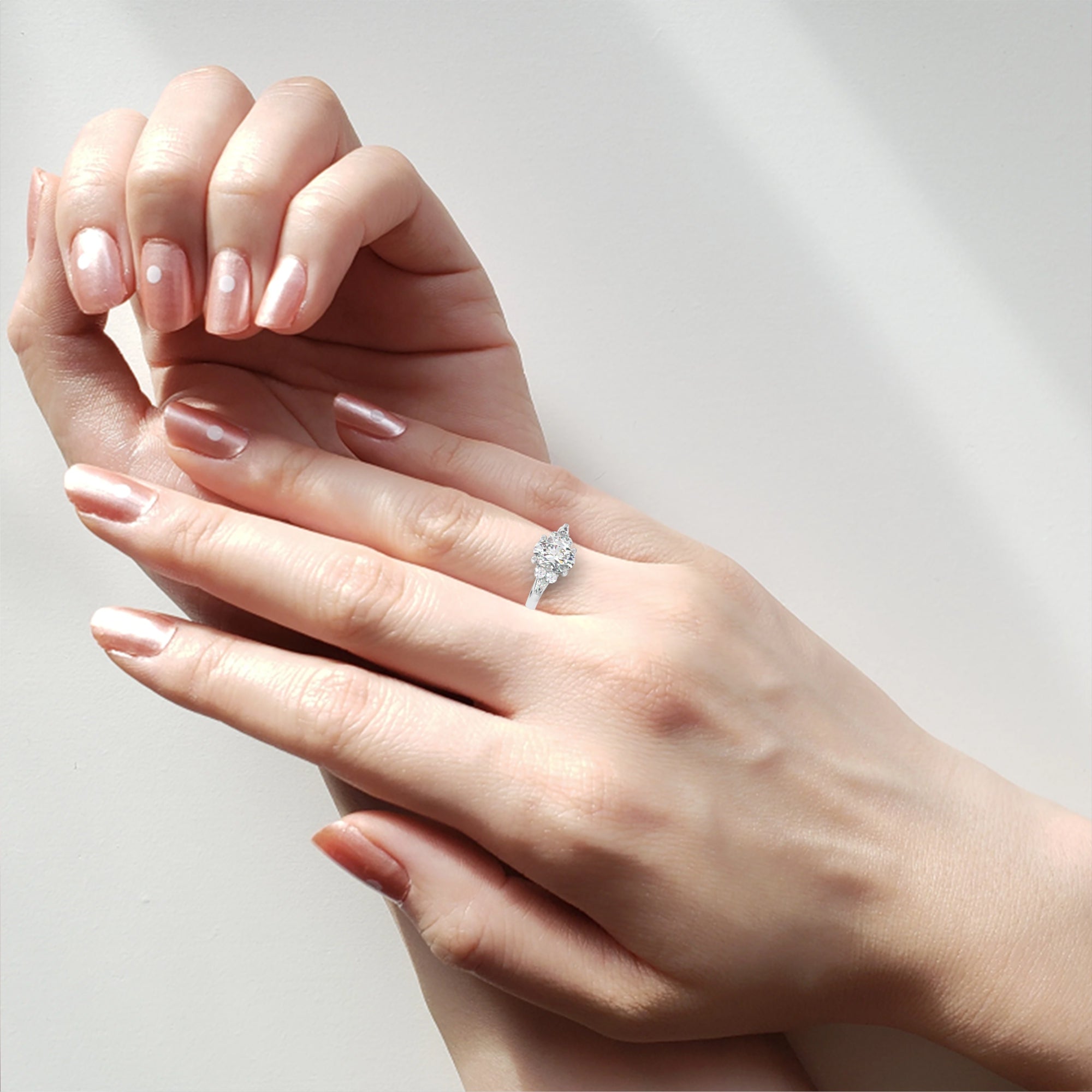 Oval Cut Five-Stone Diamond Ring