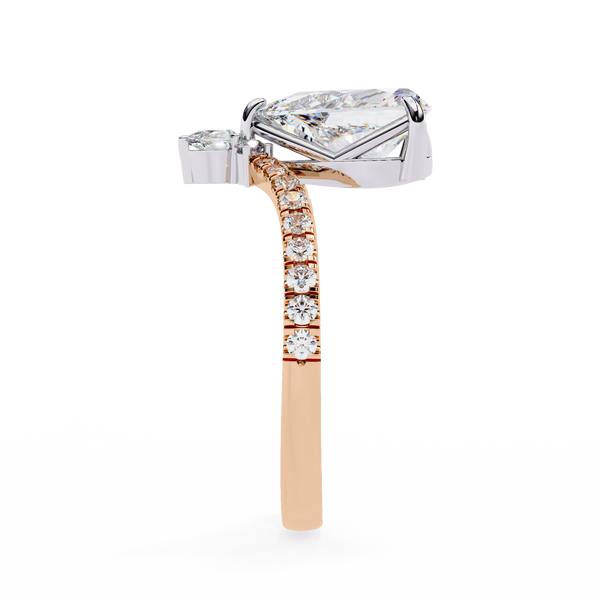 Teardrop Diamond Engagement Ring