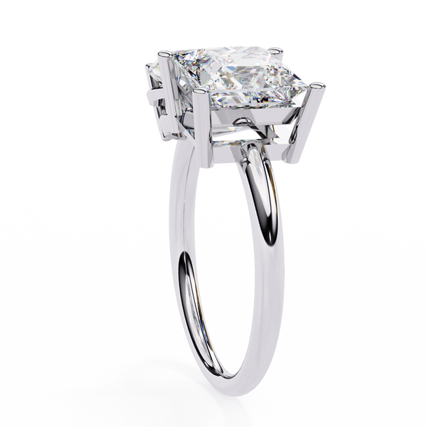 Pear-Princess Diamond Duet Ring