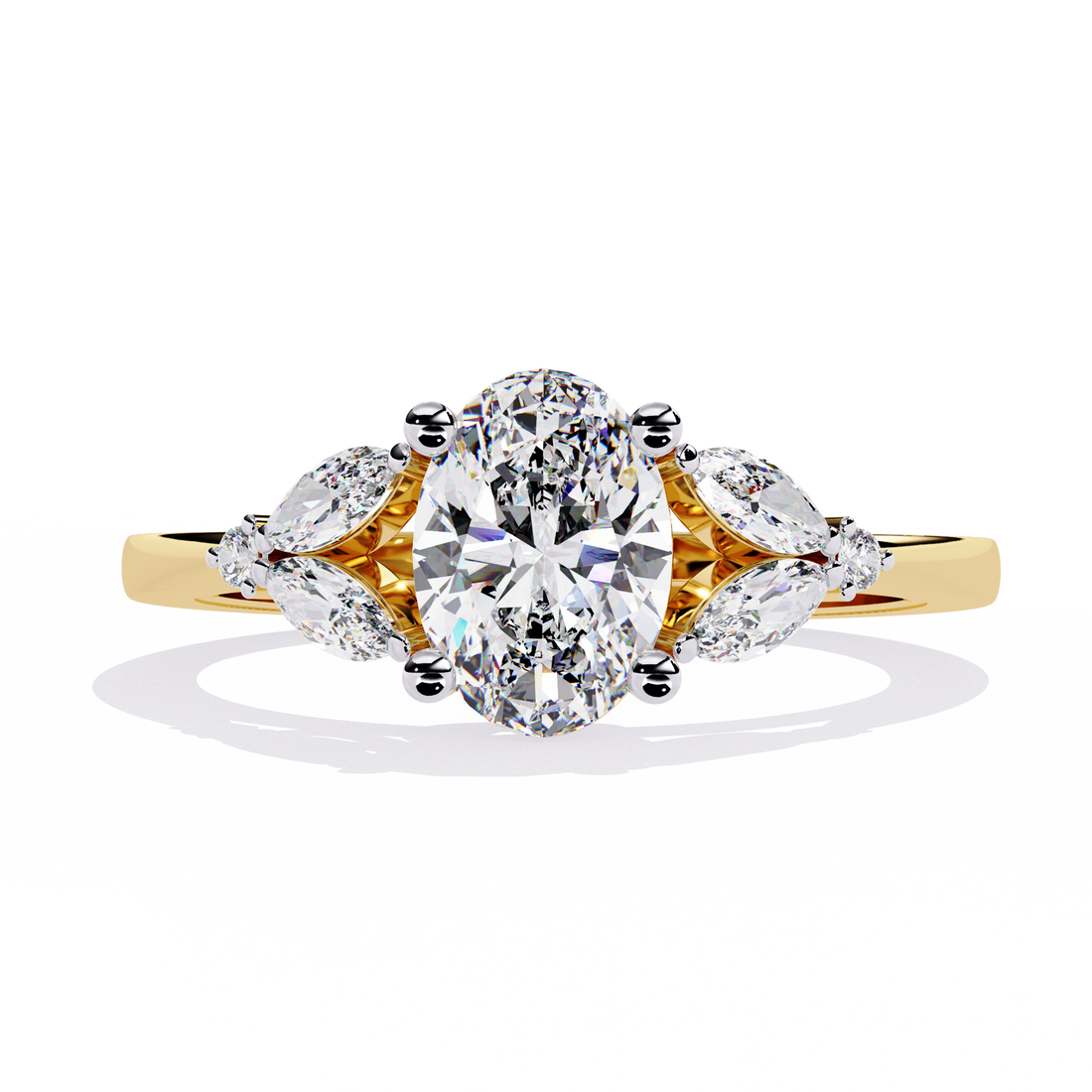 Elegant Lab Grown Diamond Engagement Ring