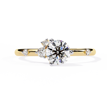 Rose Gold Lab Grown Diamond Solitaire Engagement Ring