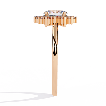 "Eternal Bloom" Diamond Halo Ring