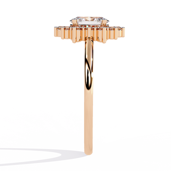 "Eternal Bloom" Diamond Halo Ring