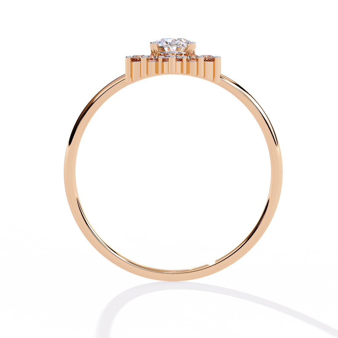 "Eternal Bloom" Lab Grown Diamond Halo Ring