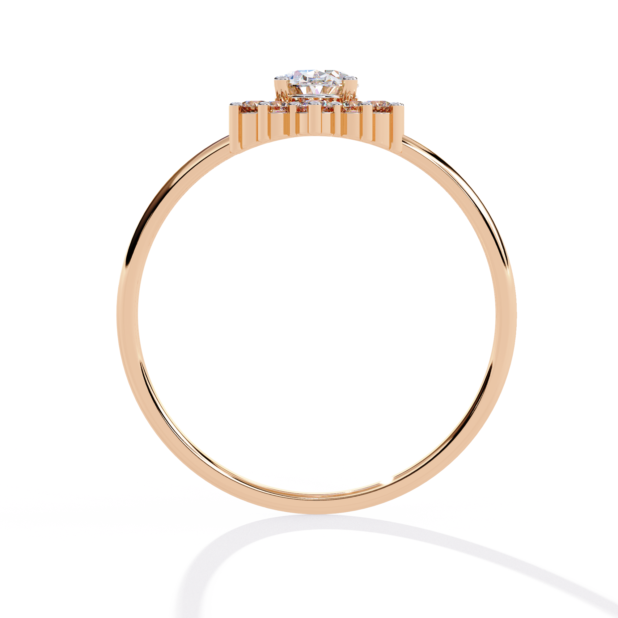 "Eternal Bloom" Diamond Halo Ring