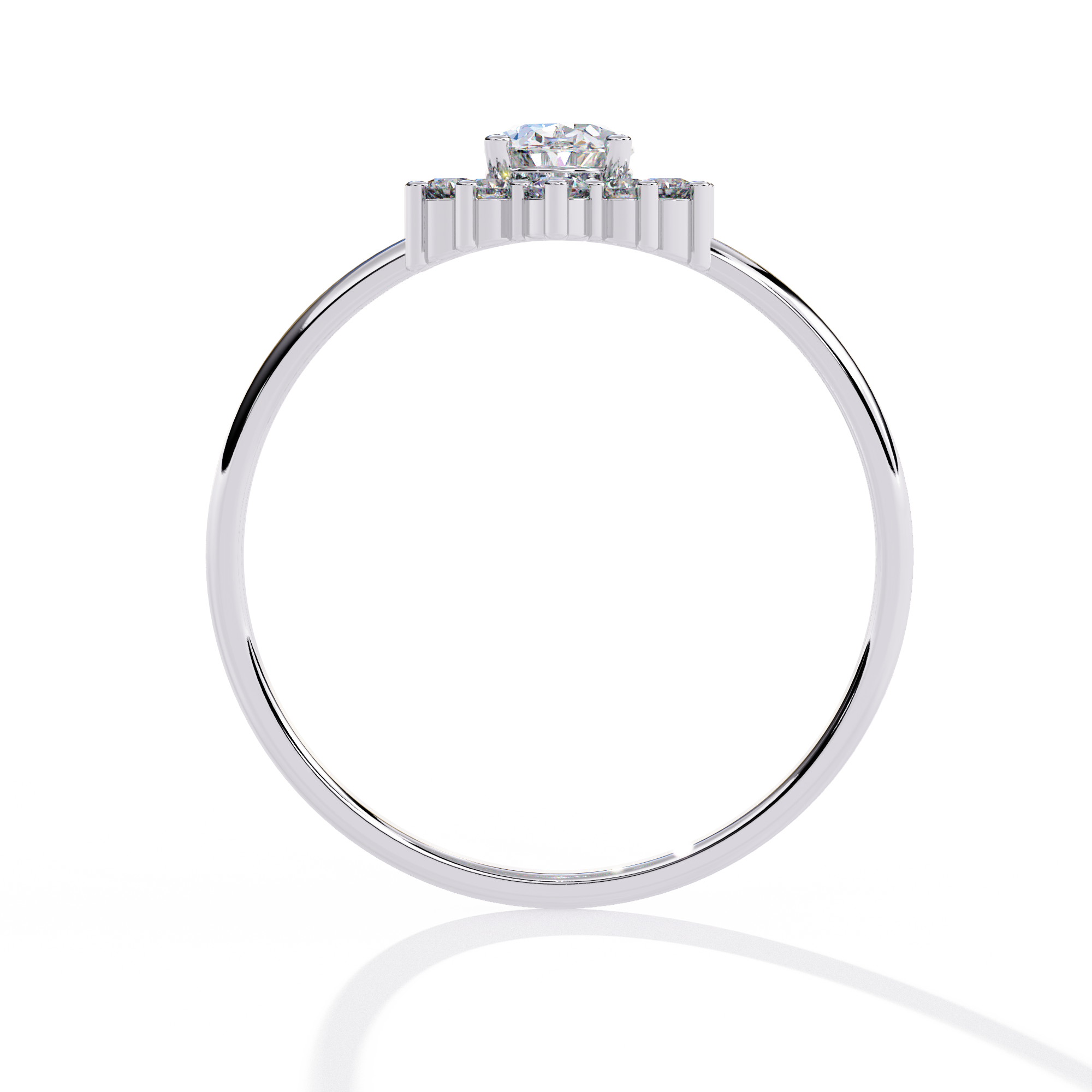 "Eternal Bloom" Diamond Halo Ring