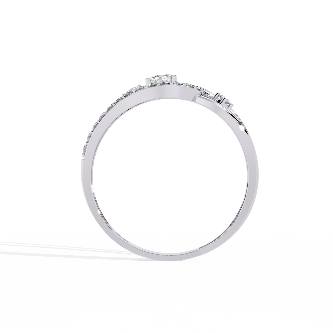 Contemporary Solitaire Ring