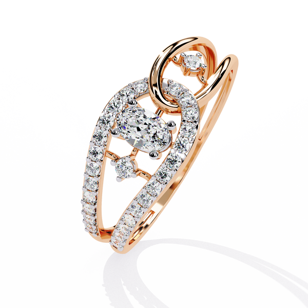 Contemporary Solitaire Ring