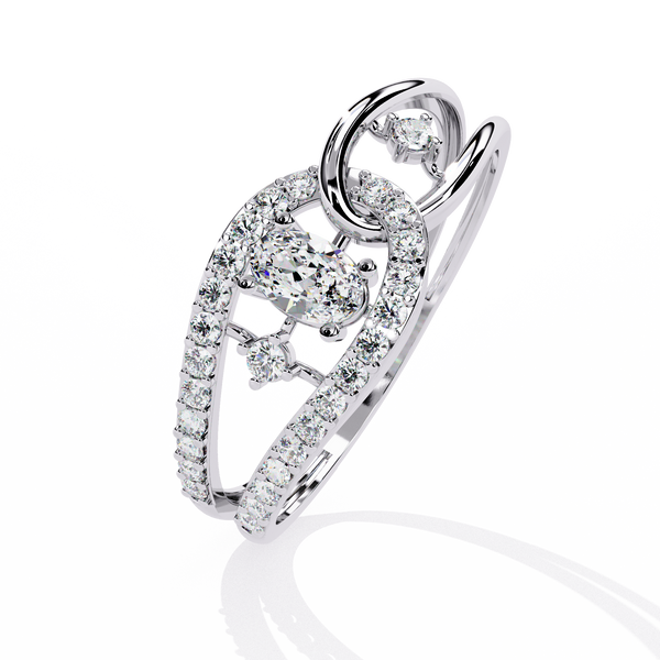 Contemporary Solitaire Ring
