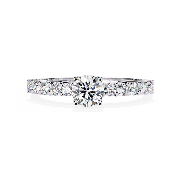 Timeless Diamond Solitaire Engagement Ring
