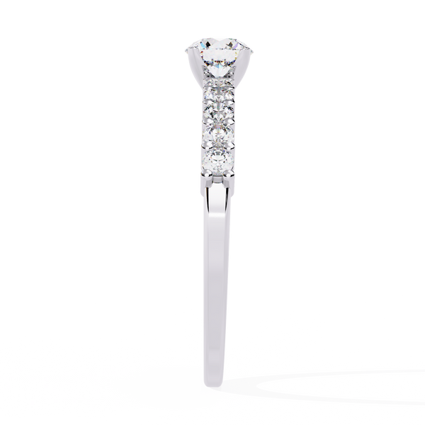 Timeless Diamond Solitaire Engagement Ring