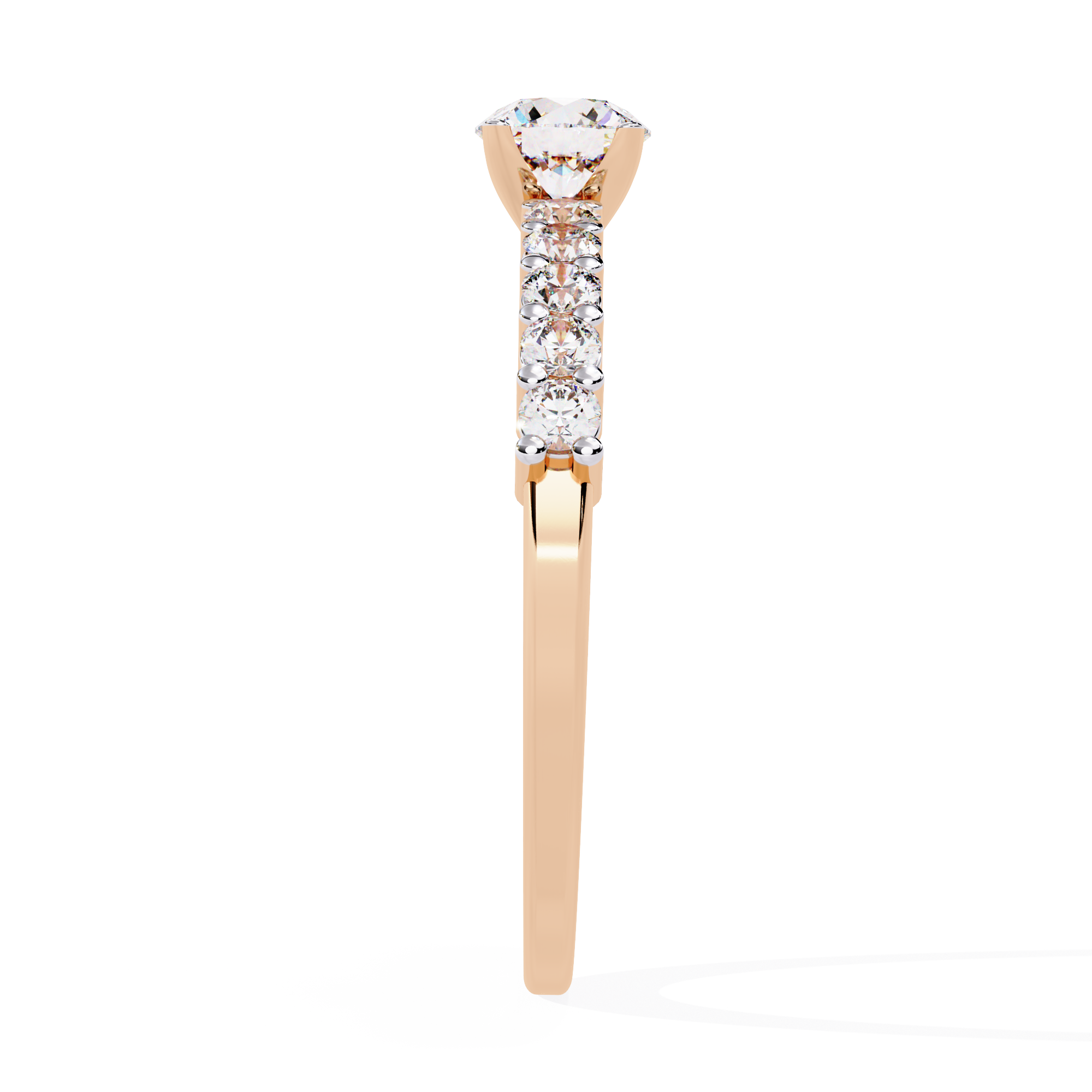 Timeless Diamond Solitaire Engagement Ring