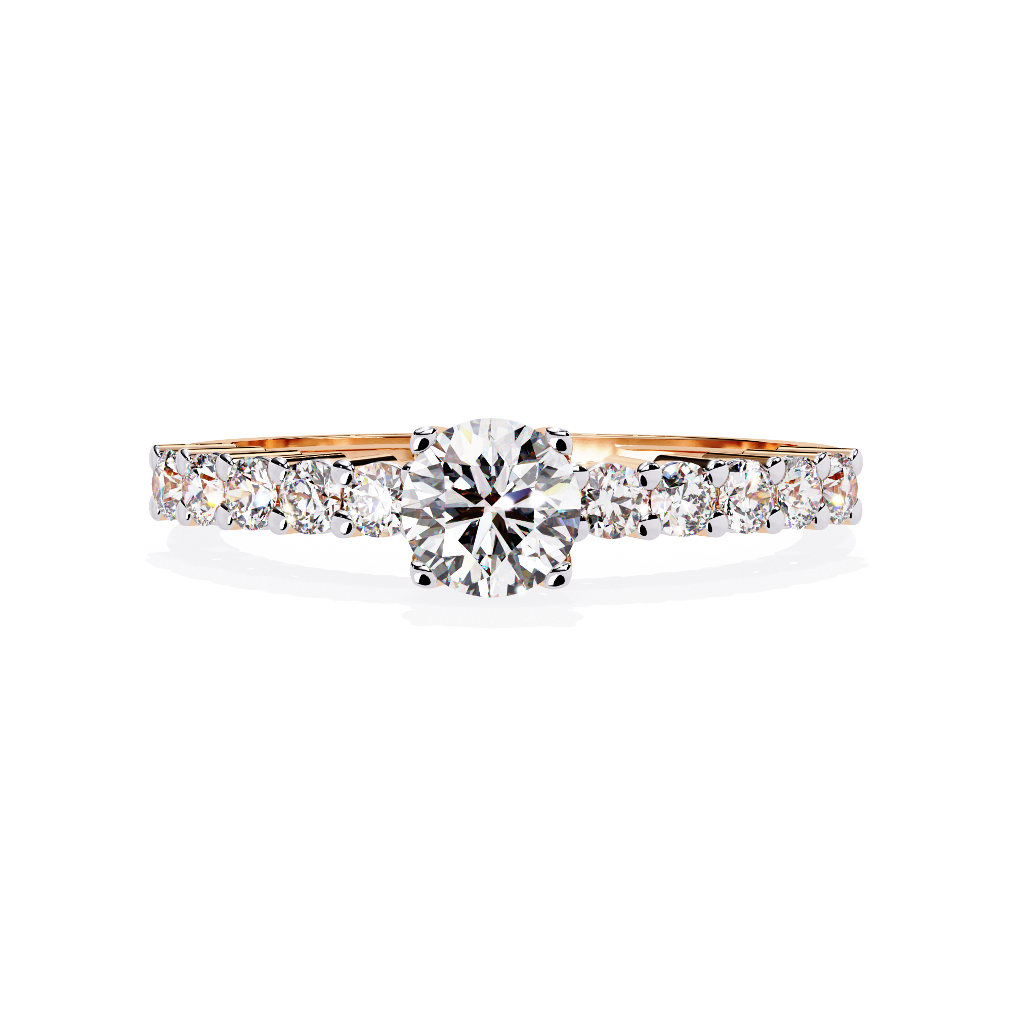 Timeless Diamond Solitaire Engagement Ring