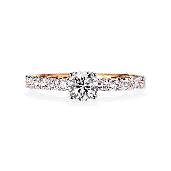 Timeless Diamond Solitaire Engagement Ring