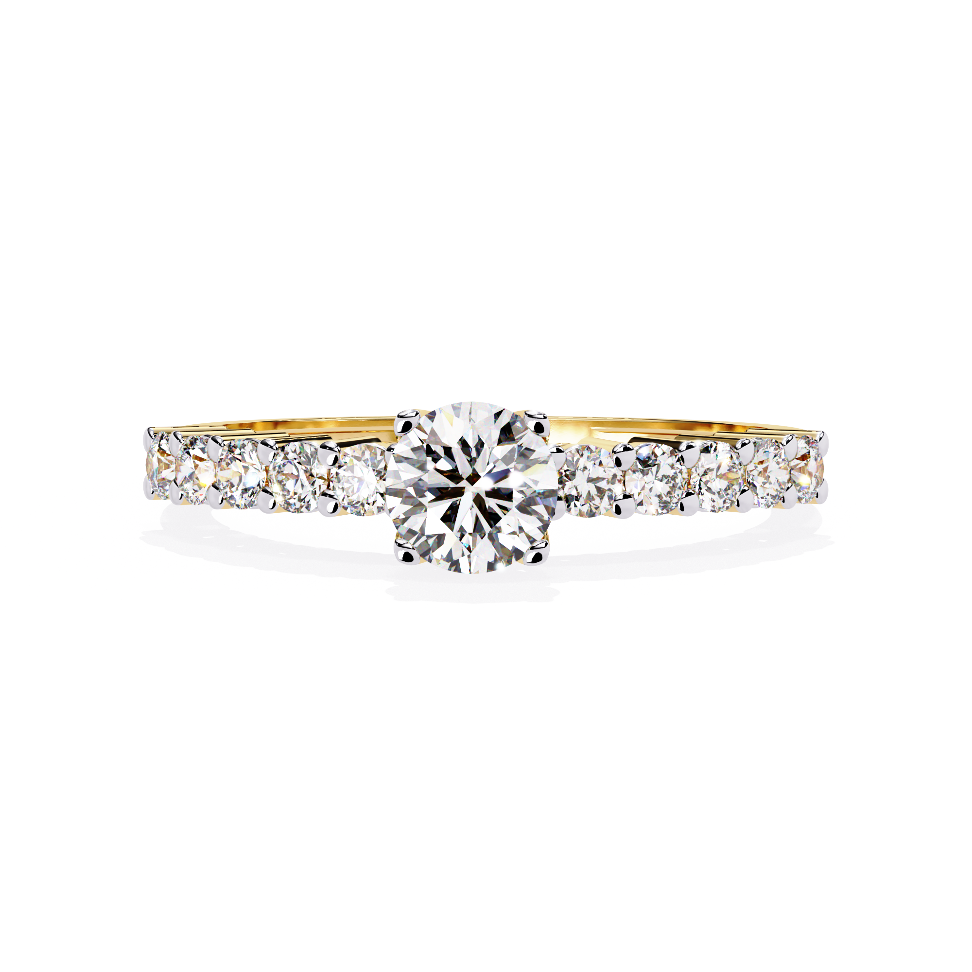 Timeless Diamond Solitaire Engagement Ring