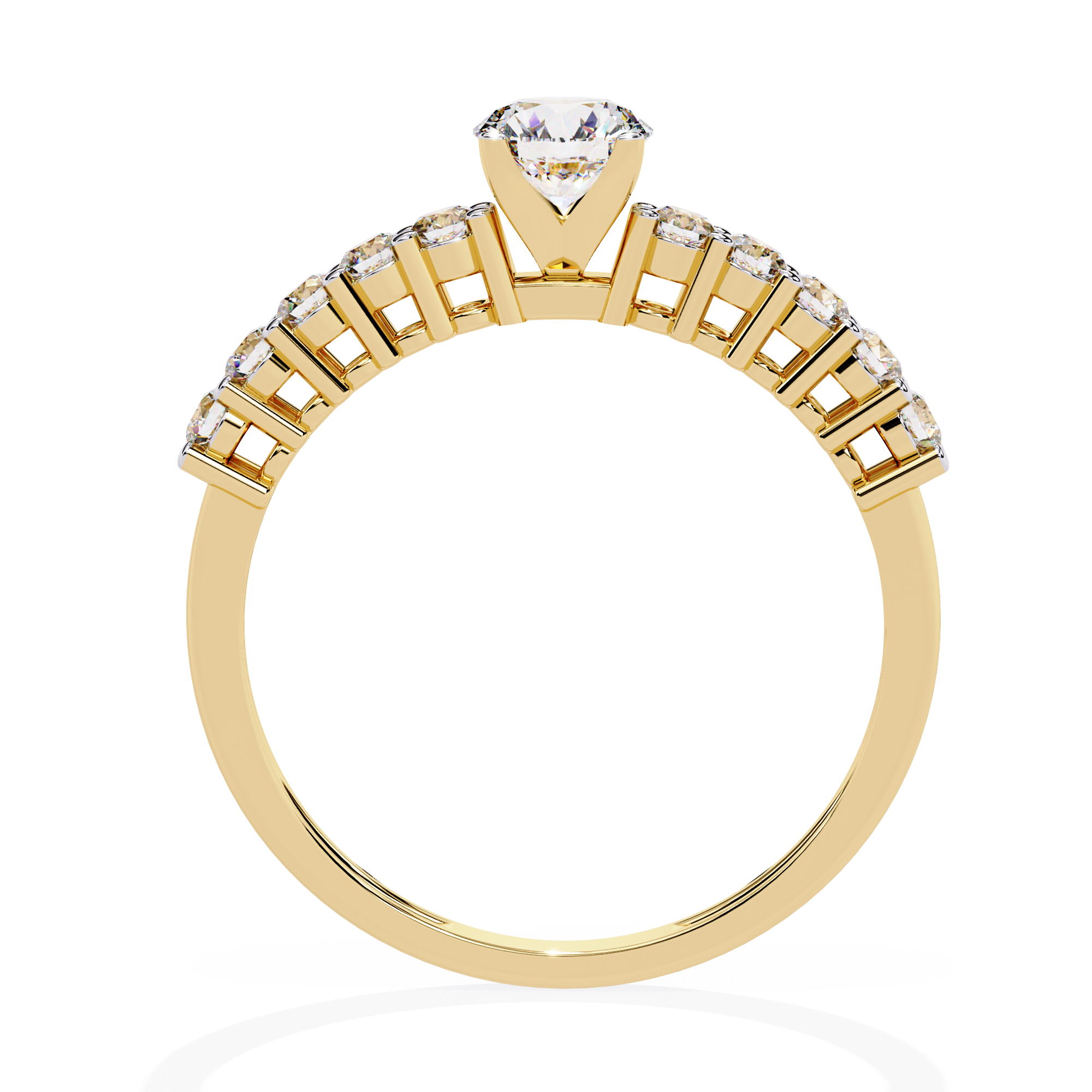 Timeless Diamond Solitaire Engagement Ring