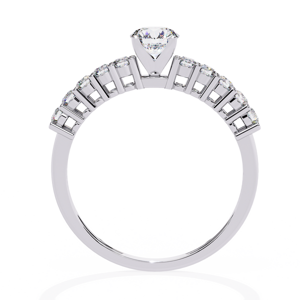 Timeless Diamond Solitaire Engagement Ring