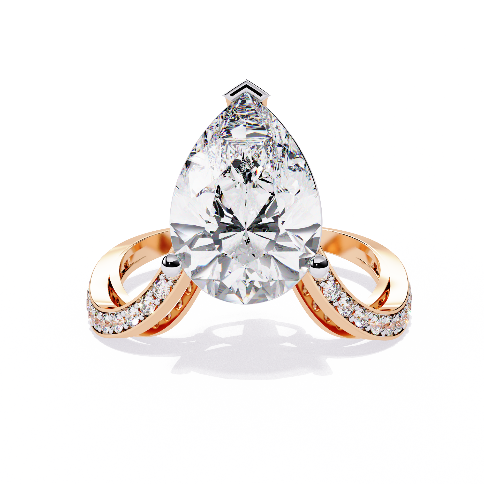 Nature-Inspired Diamond Ring