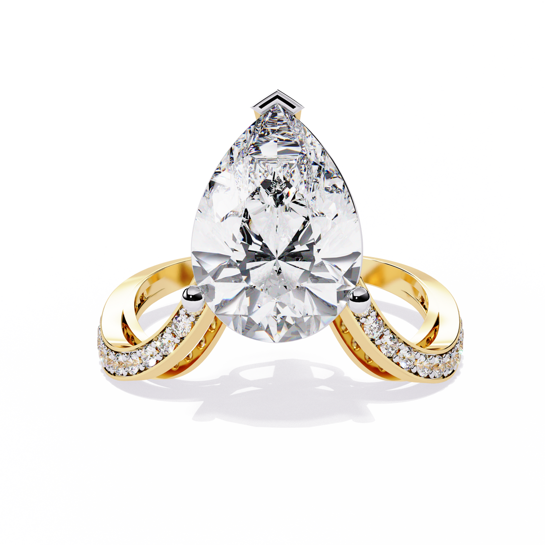 Nature-Inspired Diamond Ring