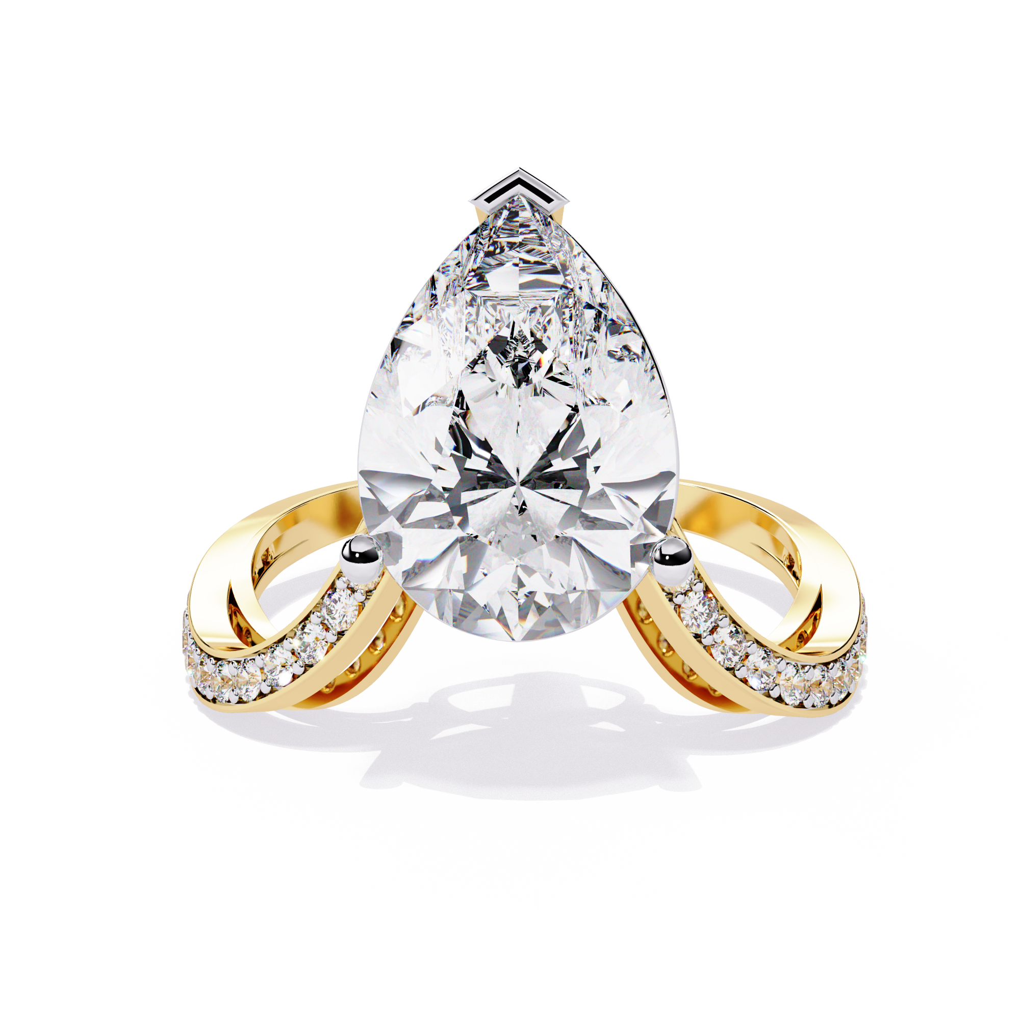 Nature-Inspired Diamond Ring