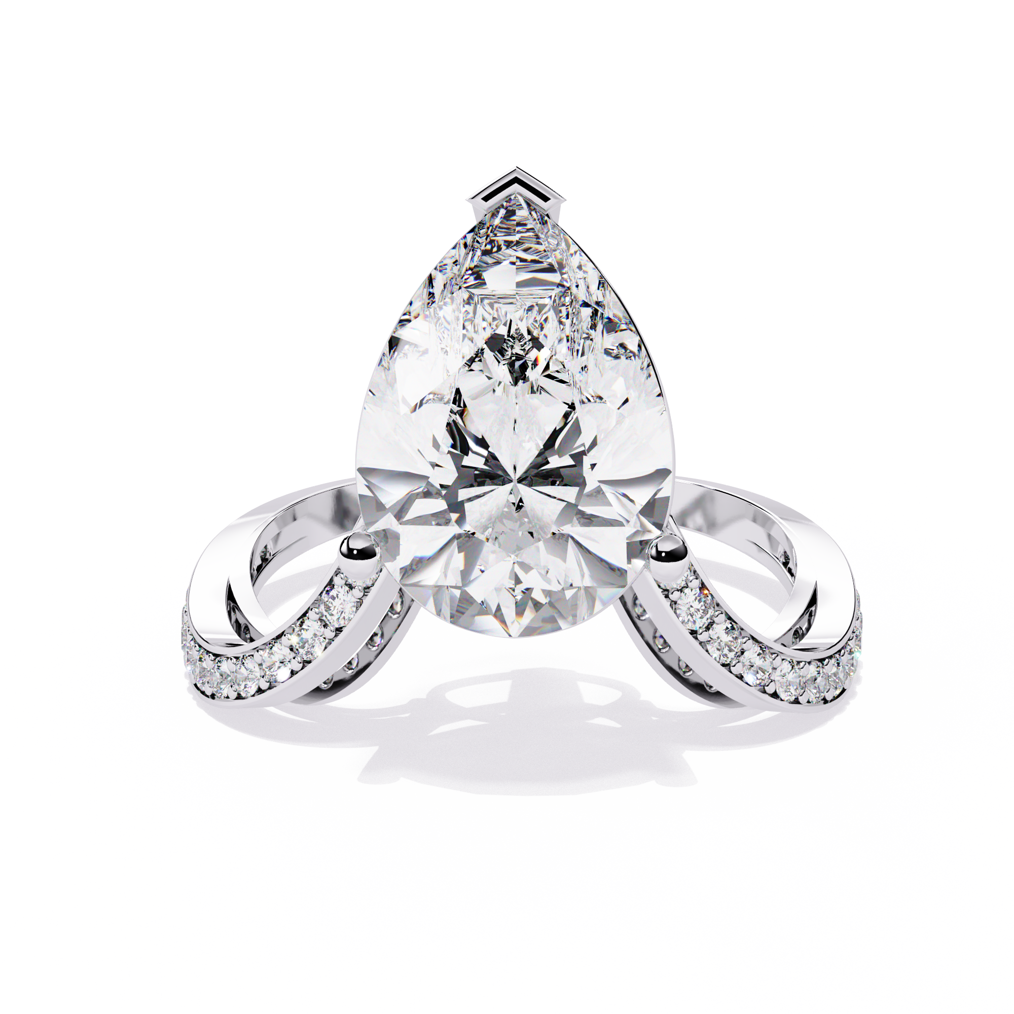 Nature-Inspired Diamond Ring