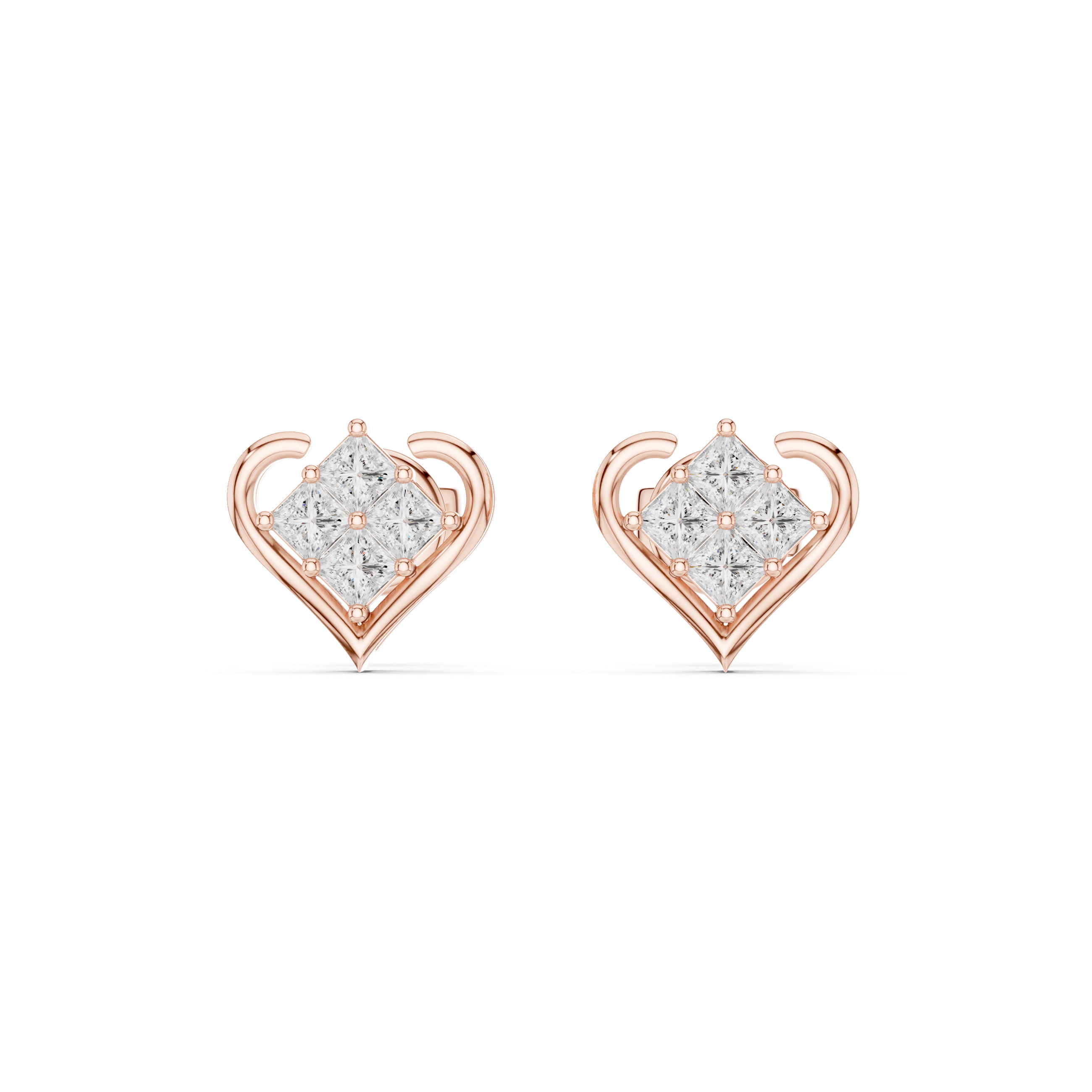Luxe Princess 0.4ct Lab Grown Diamond Earring