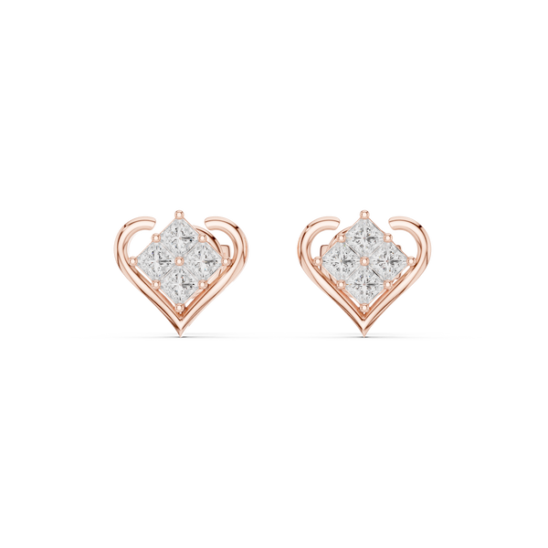 Luxe Princess 0.4ct Lab Grown Diamond Earring