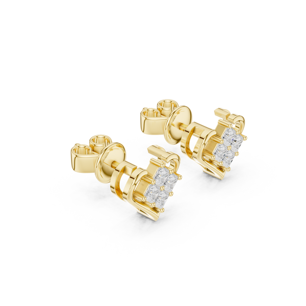 Luxe Princess 0.4ct Lab Grown Diamond Earring