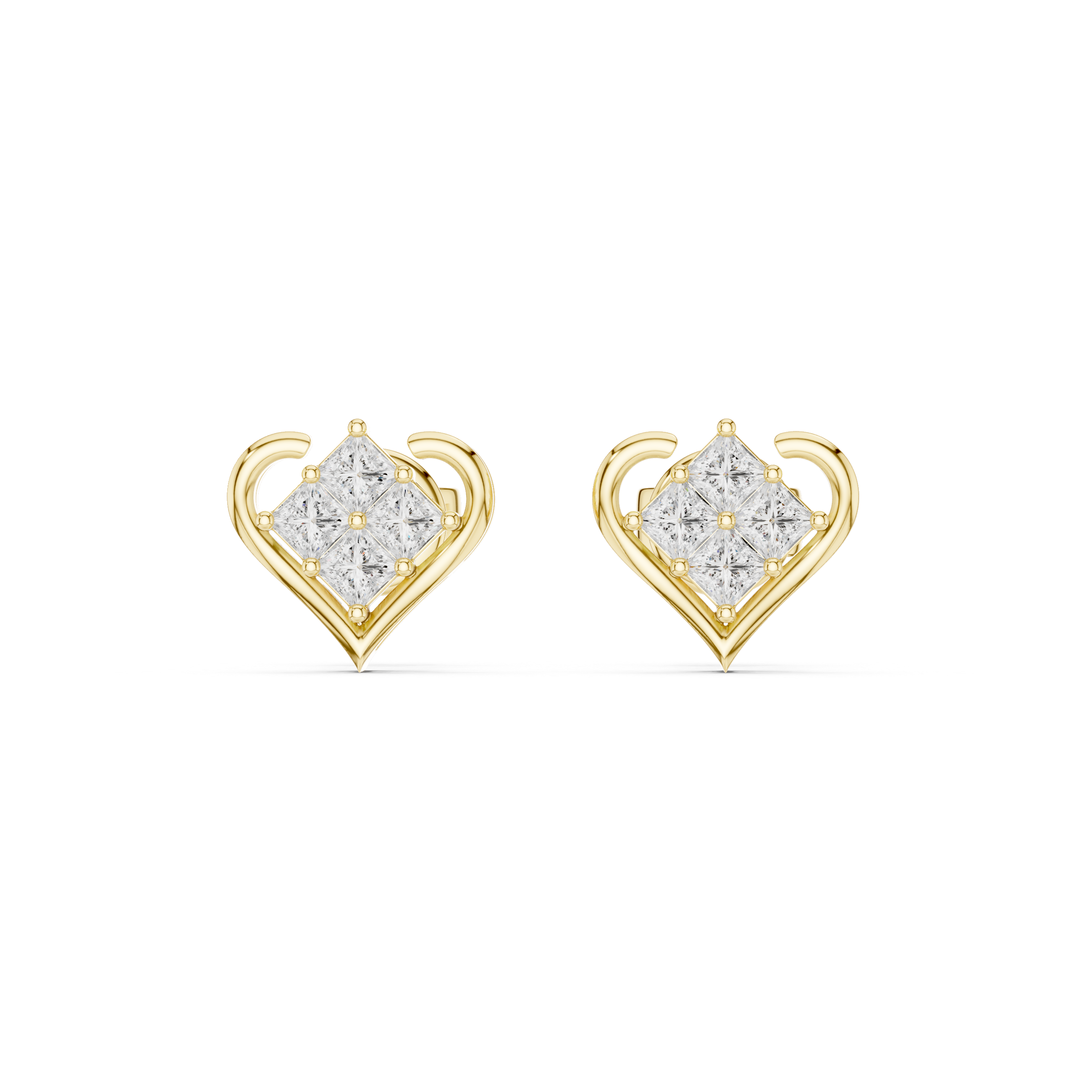 Luxe Princess 0.4ct Lab Grown Diamond Earring