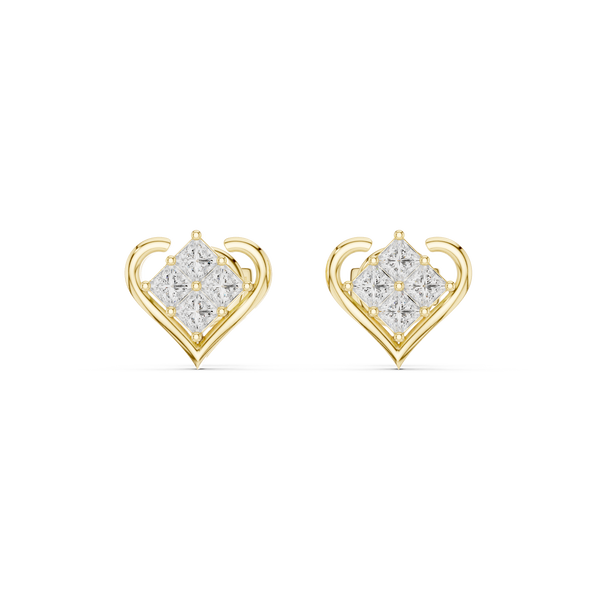 Luxe Princess 0.4ct Lab Grown Diamond Earring