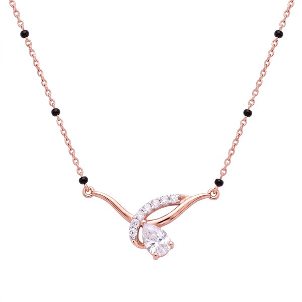 The Interlocking Pear Lab Grown Diamond Mangalsutra