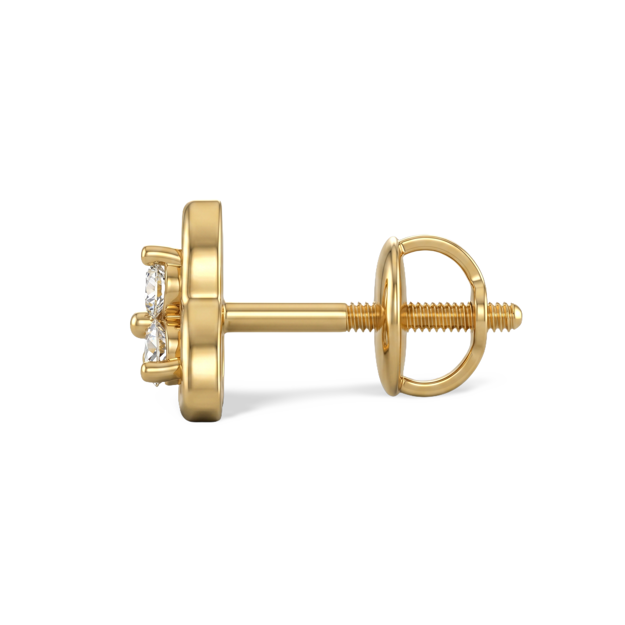 Trinity Knot Lab Grown Diamond Nosepin