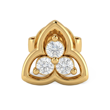 Trinity Knot Lab Grown Diamond Nosepin