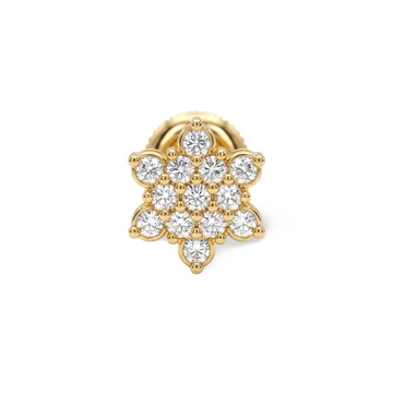 Snowflake Cluster Lab Grown Diamond Nosepin